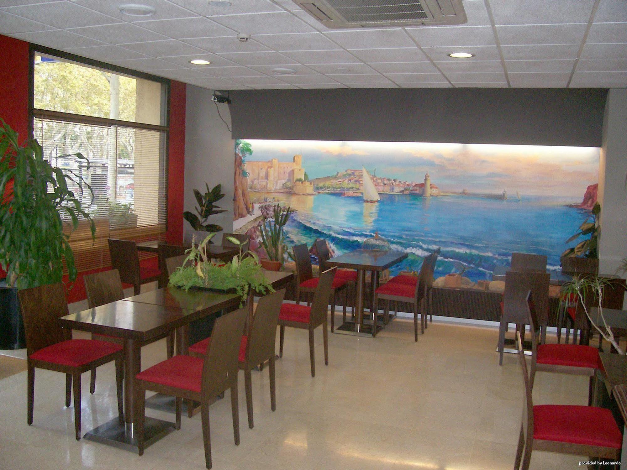 B&B Hotel Perpignan Centre Restoran gambar